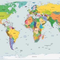 8 класс Политическая карта мира - Онлайн тест