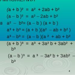 Квадрат суммы и разности 4 3. Формула квадрата разности и суммы. Формула суммы квадратов 7 класс. Сумма квадратов формула 7 класс Алгебра. Сумма квадратов формула а2+в2.